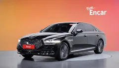 2021 Genesis G90 3.8 AWD, чёрный — фото 1