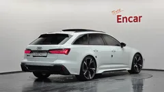 2021 Audi RS6 4.0 TFSI Quattro Avant, белый — фото 2