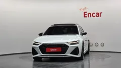 2021 Audi RS6 4.0 TFSI Quattro Avant, белый — фото 3
