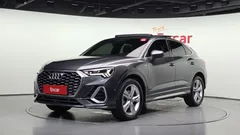 2022 Audi Q3 35 TDI Premium Sportback, серый — фото 1