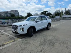 2022 Hyundai Palisade Gasoline 3.8 2WD, белый — фото 2