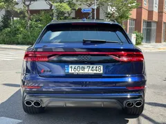 2021 Audi SQ8 4.0 TDI Quattro, синий — фото 4