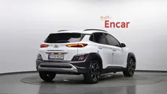 2021 Hyundai Kona Gasoline 1.6 Turbo 2WD, белый — фото 2