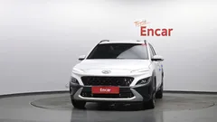 2021 Hyundai Kona Gasoline 1.6 Turbo 2WD, белый — фото 3