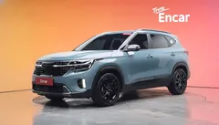 2023 Kia Seltos Gasoline 1.6 Turbo 2WD, голубой — фото 1