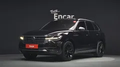 2021 Volkswagen Touareg 3.0 TDI R-Line, чёрный — фото 1