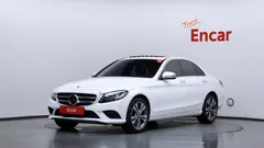 2021 Mercedes-Benz C-Class C220 d 4MATIC, белый — фото 1