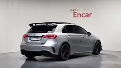 2021 Mercedes-Benz A-Class AMG A45 4MAITC+ Hatchback, серебристый — фото 2