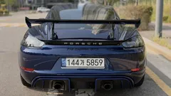 2021 Porsche 718 4.0 GTS, синий — фото 4
