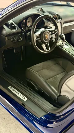 2021 Porsche 718 4.0 GTS, синий — фото 10