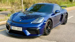 2021 Porsche 718 4.0 GTS, синий — фото 17