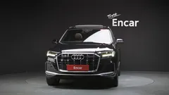 2021 Audi Q7 45 TDI Quattro Premium, чёрный — фото 3