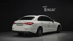 2022 Mercedes-Benz C-Class C200 4MATIC Avantgarde, белый — фото 2