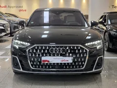 2023 Audi A8 60 TFSI Quattro LWB, чёрный — фото 3