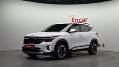 2023 Kia Seltos Gasoline 1.6 Turbo 2WD, белый — фото 1