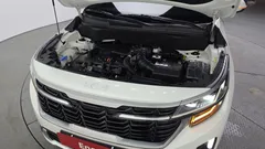 2023 Kia Seltos Gasoline 1.6 Turbo 2WD, белый — фото 6