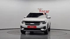2023 Kia Seltos Gasoline 1.6 Turbo 2WD, белый — фото 3