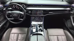 2021 Audi A8 55 TFSI Quattro LWB, чёрный — фото 7