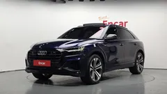 2023 Audi Q8 55 TFSI Quattro Premium, синий — фото 1