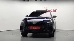 2023 Audi Q8 55 TFSI Quattro Premium, синий — фото 3