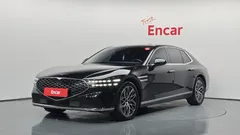 2022 Genesis G90 Gasoline 3.5 Turbo AWD, чёрный — фото 1