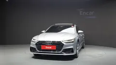2021 Audi A7 55 TFSI Quattro Premium, серо-серебристый — фото 3