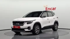 2023 Kia Seltos Gasoline 1.6 Turbo 2WD, белый — фото 1