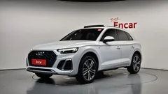 2021 Audi Q5 45 TFSI Quattro Premium, белый — фото 1