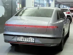 2023 Hyundai Grandeur 3.5 LPG 2WD (Taxi), серый — фото 2