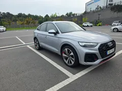 2021 Audi SQ5 3.0 TFSI Quattro Sportback, светло-серебристый — фото 3