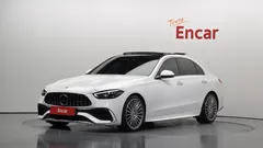 2023 Mercedes-Benz C-Class C300 4MATIC AMG Line, белый — фото 1