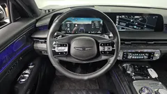 2022 Genesis G90 Gasoline 3.5 Turbo e-S/C AWD LWB, чёрный — фото 12