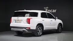 2022 Hyundai Palisade Gasoline 3.8 4WD, белый — фото 2