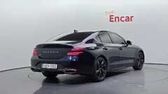 2022 Genesis G70 Gasoline 2.0T 2WD, синий — фото 2