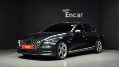 2021 Genesis G80 Gasoline 2.5 Turbo AWD, синий — фото 1