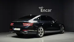 2021 Genesis G80 Gasoline 2.5 Turbo AWD, синий — фото 2