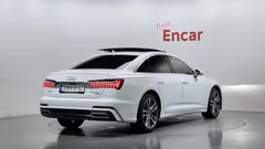 2022 Audi A6 45 TFSI Quattro Premium, белый — фото 2