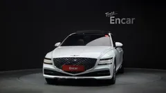 2023 Genesis G80 Gasoline 2.5 Turbo AWD, белый — фото 3