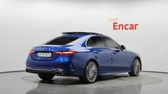 2022 Mercedes-Benz C-Class C300 AMG Line, синий — фото 2