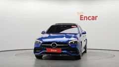 2022 Mercedes-Benz C-Class C300 AMG Line, синий — фото 3