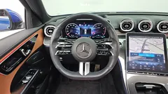 2022 Mercedes-Benz C-Class C300 AMG Line, синий — фото 17