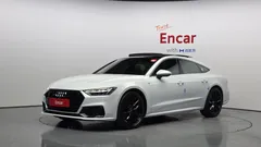 2022 Audi A7 45 TDI Quattro Premium, белый — фото 1
