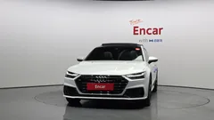 2022 Audi A7 45 TDI Quattro Premium, белый — фото 3