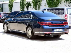 2021 Genesis G90 3.8 AWD, синий — фото 2