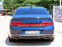 2021 Genesis G90 3.8 AWD, синий — фото 4