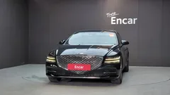 2022 Genesis G80 Gasoline 2.5 Turbo AWD, синий — фото 3