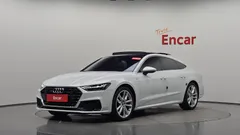 2022 Audi A7 45 TDI Quattro Premium, белый — фото 11