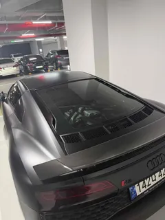 2021 Audi R8 5.2 V10 Performance Coupe, чёрный — фото 3