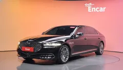 2021 Genesis G90 5.0 AWD, чёрный — фото 1