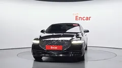 2021 Genesis G90 5.0 AWD, чёрный — фото 3